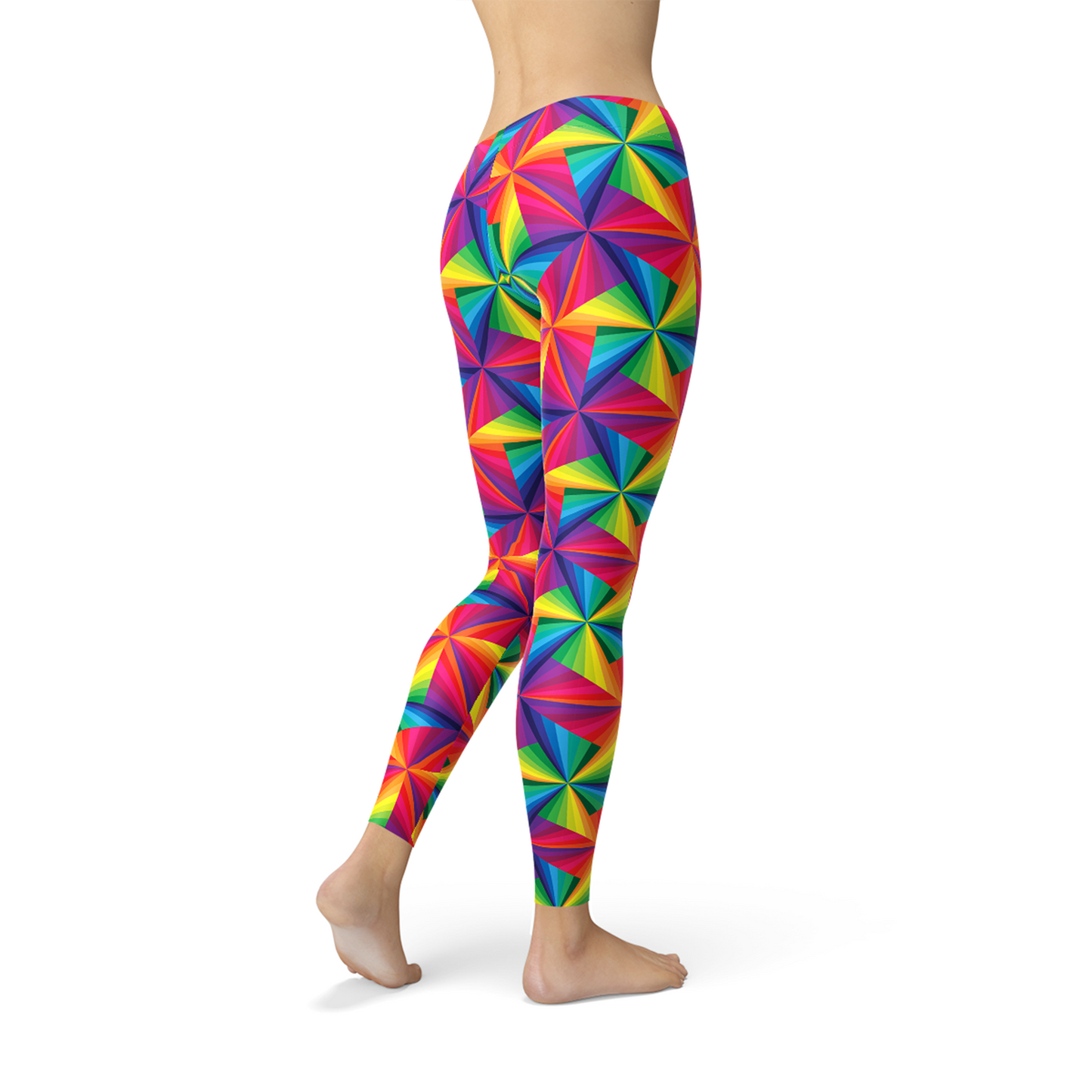 The Rainbow Pinwheel Leggings