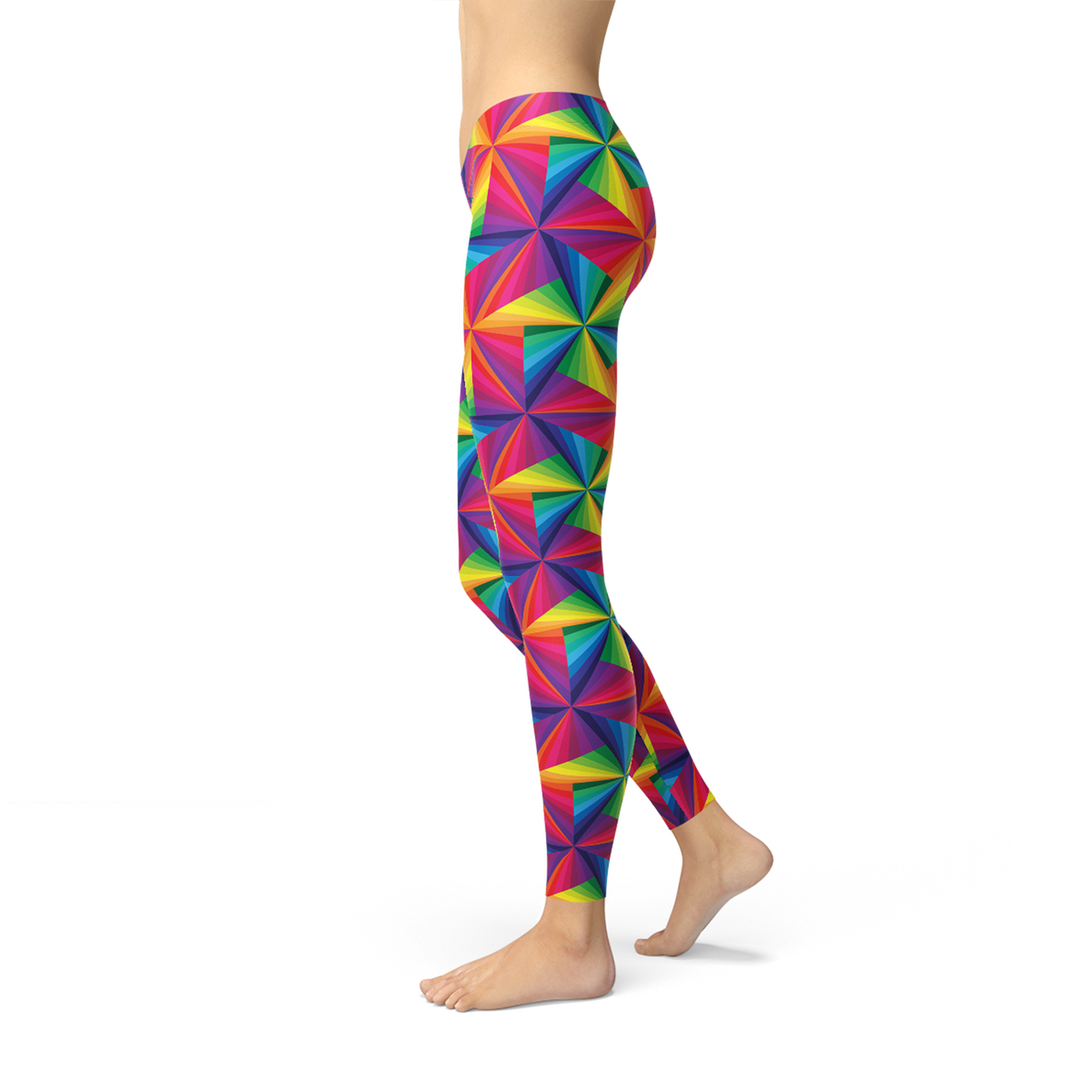 The Rainbow Pinwheel Leggings