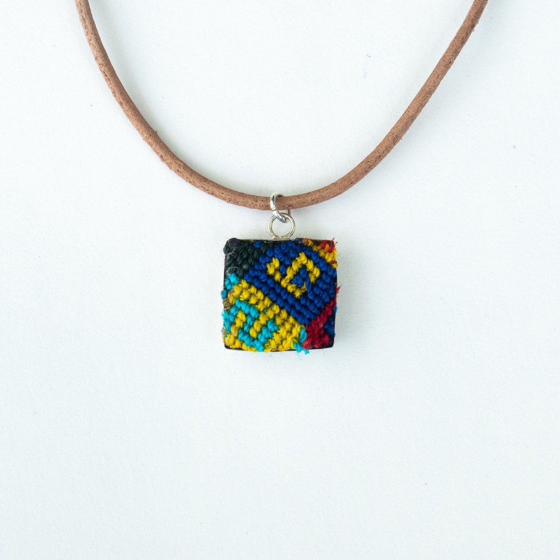 The Beaded Square Necklace