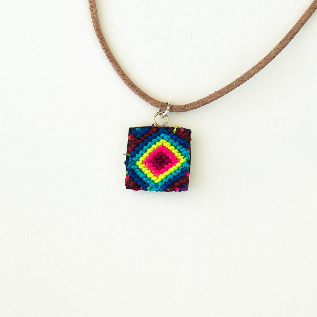 The Beaded Square Necklace