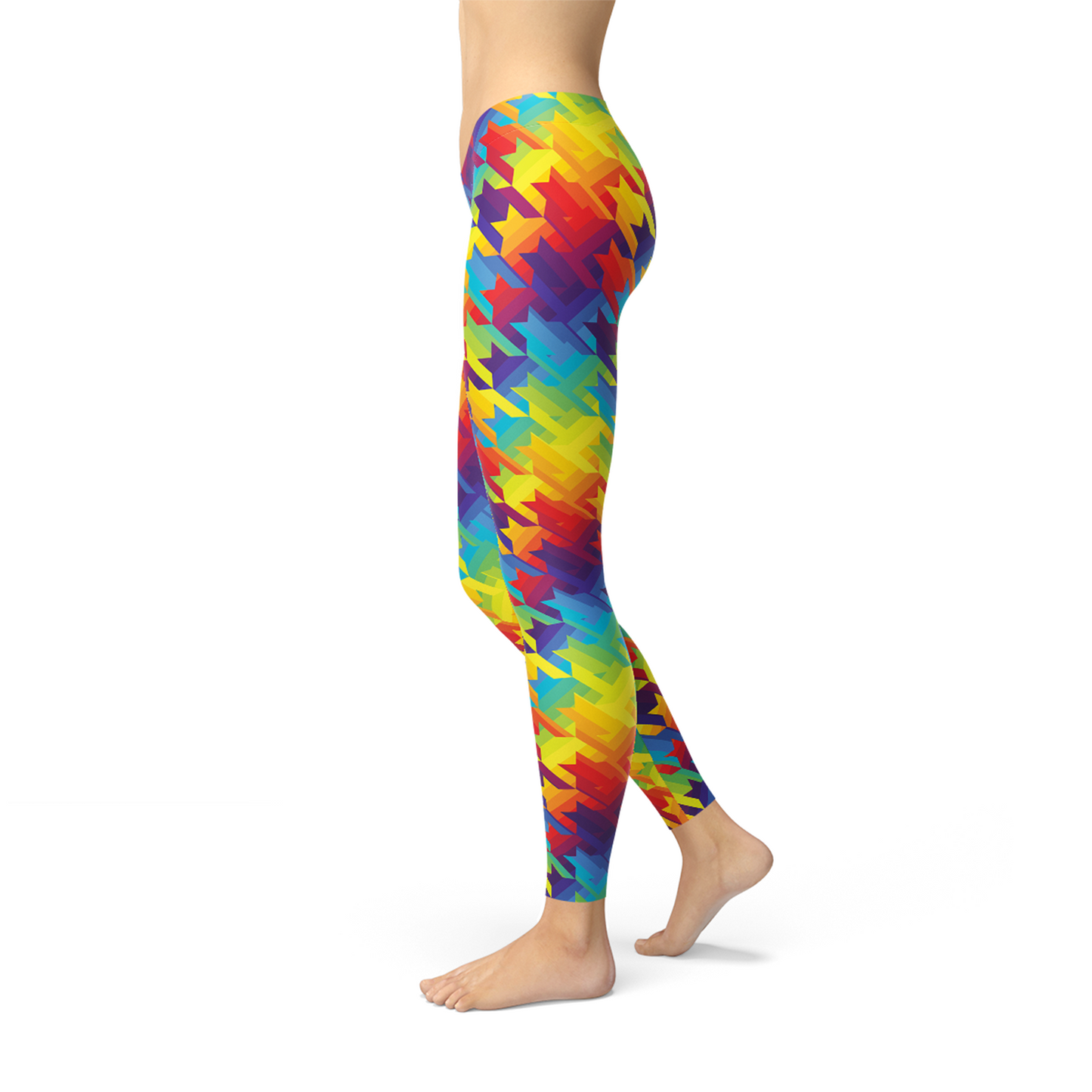 The Rainbow Houndstooth Leggings