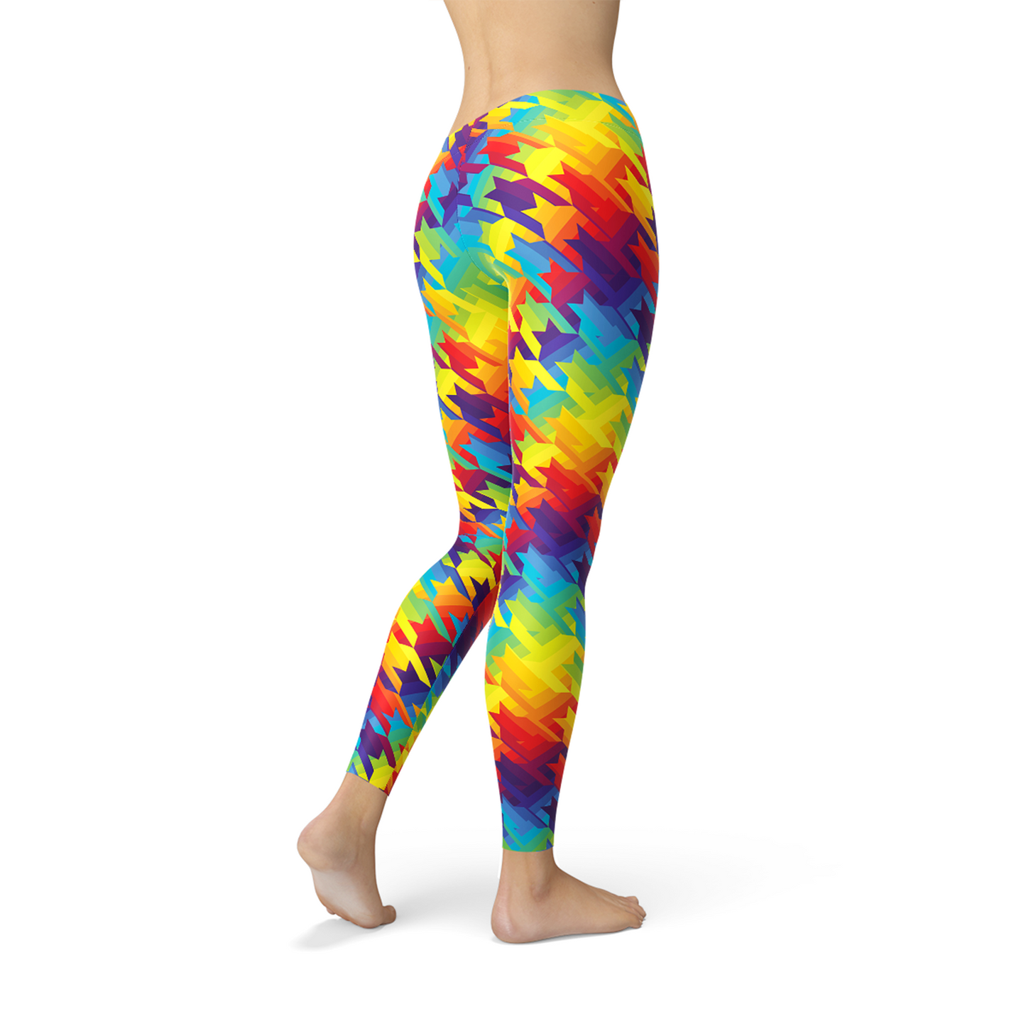 The Rainbow Houndstooth Leggings