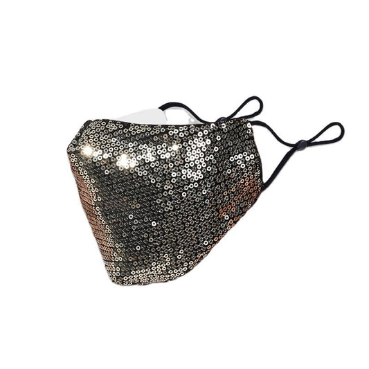 Gold Glitter Sparkling Fashion Mask